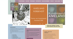 Desktop Screenshot of kunstmaandameland.com