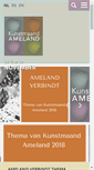 Mobile Screenshot of kunstmaandameland.com